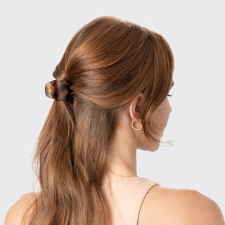 Kitsch Recycled Medium Claw Clips 2-Piece Set - Black & Tortoise