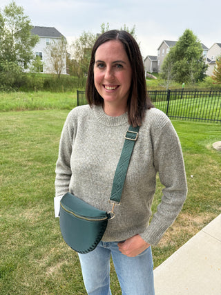 Janae Whipstitch Crossbody Sling Bag
