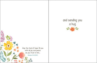 With Scripture Thinking of You Greeting Card - Ferns & Flwrs