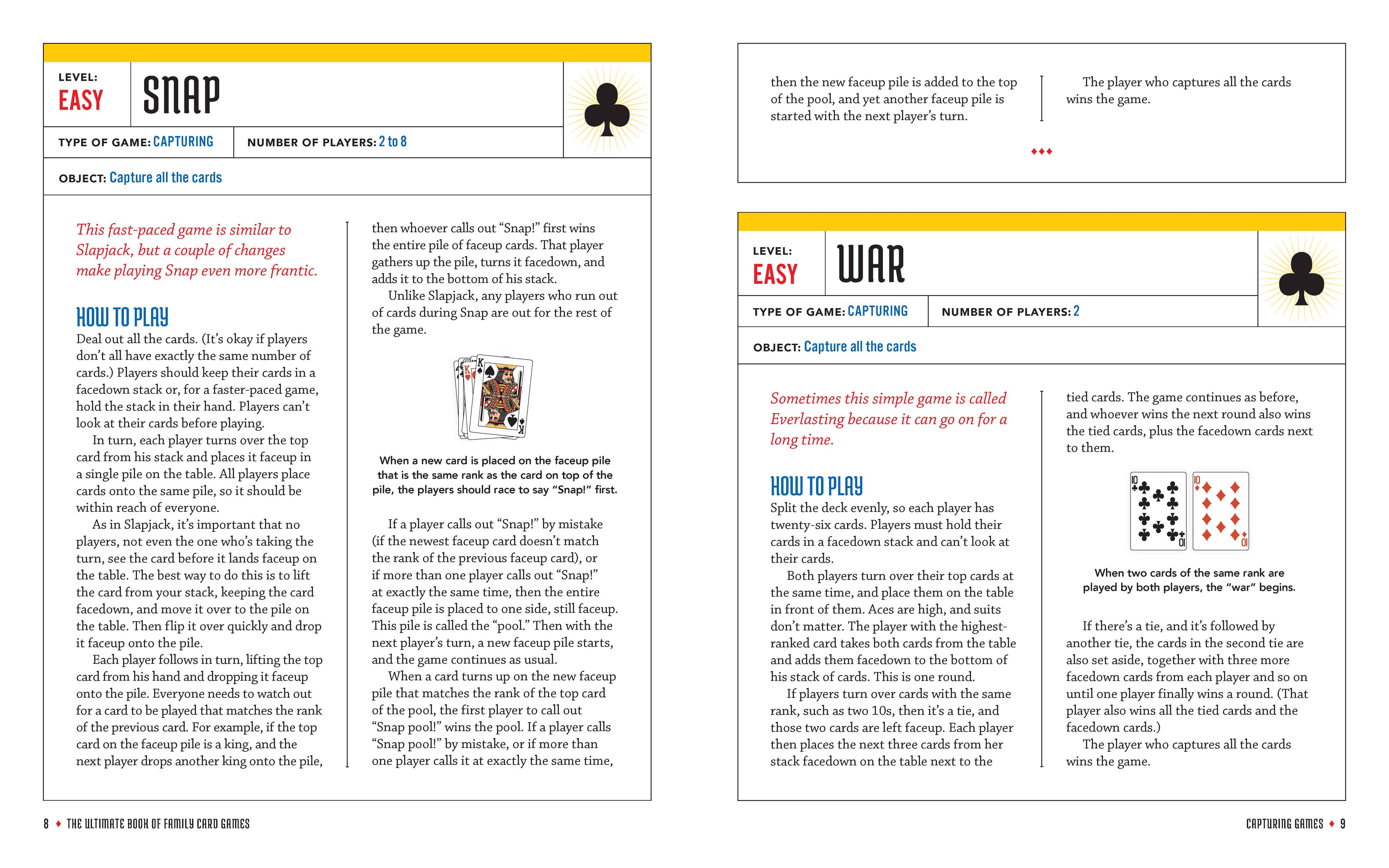 The Ultimate Book of Family Card Games: Over 50 Games!