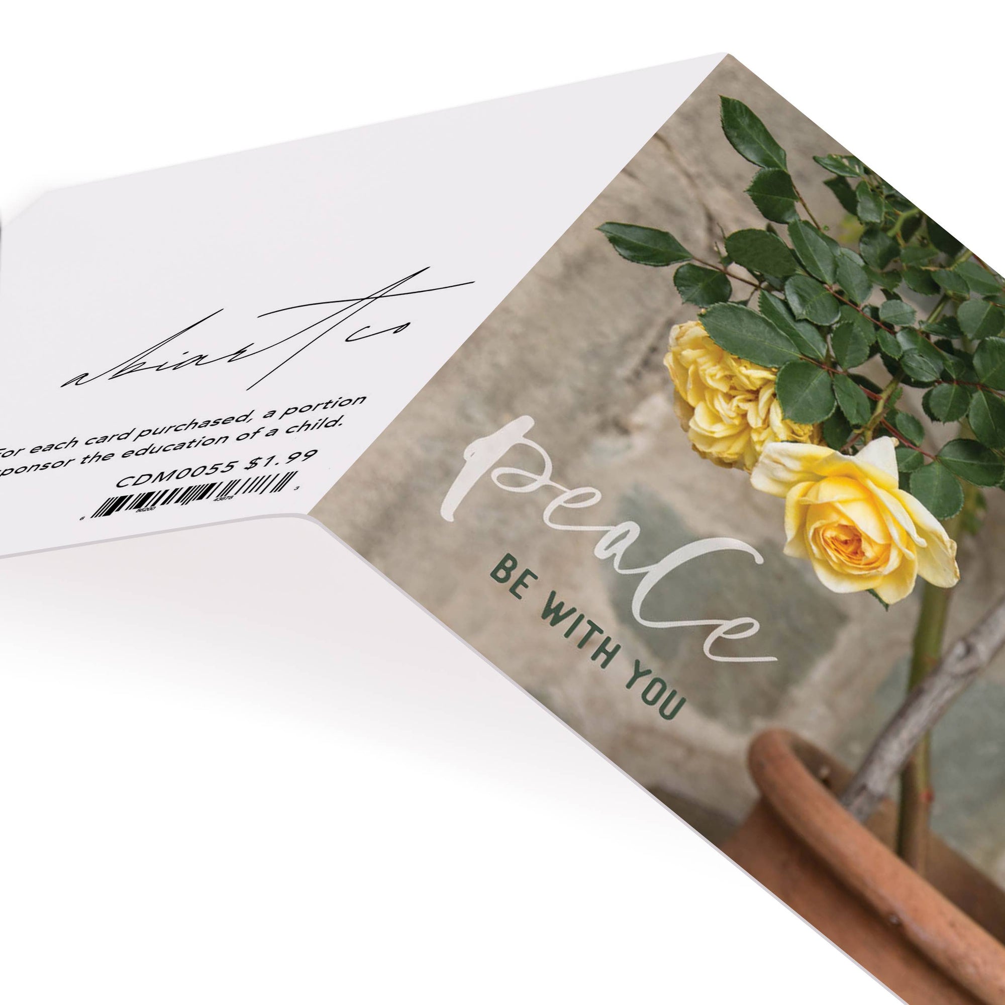 Peace Be With You Greeting Card