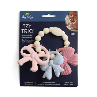 Itzy Trio™ Bow Teething Charms