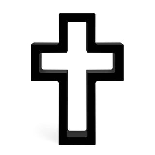 The Open Cross - Black