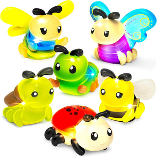 Tub Works Bugs Light-Up Bath Toys, 6-Pack