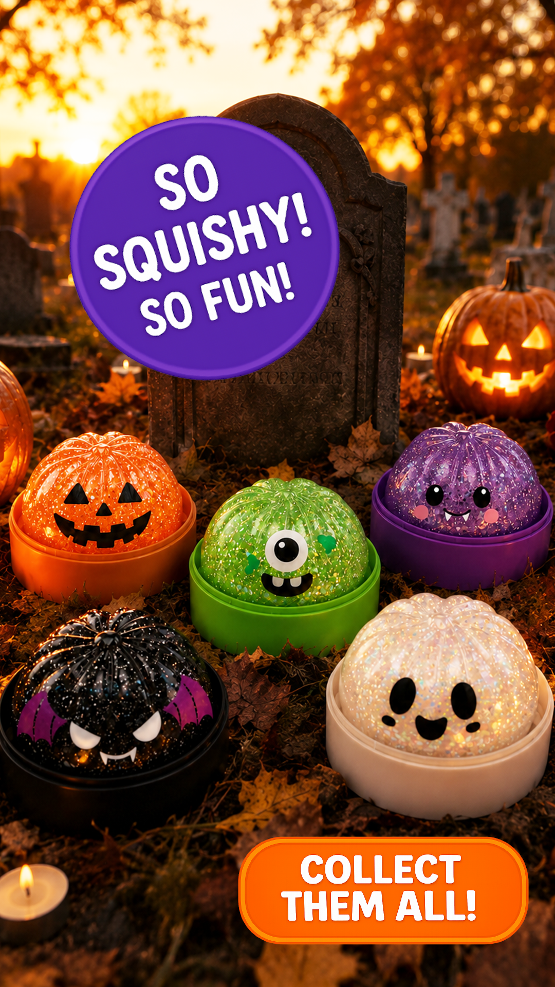 Halloween Dumpling Squishies by SquishZilla