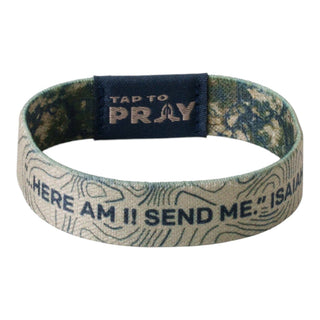 Tap To Pray® Valor Camo Bible Verse Wristband