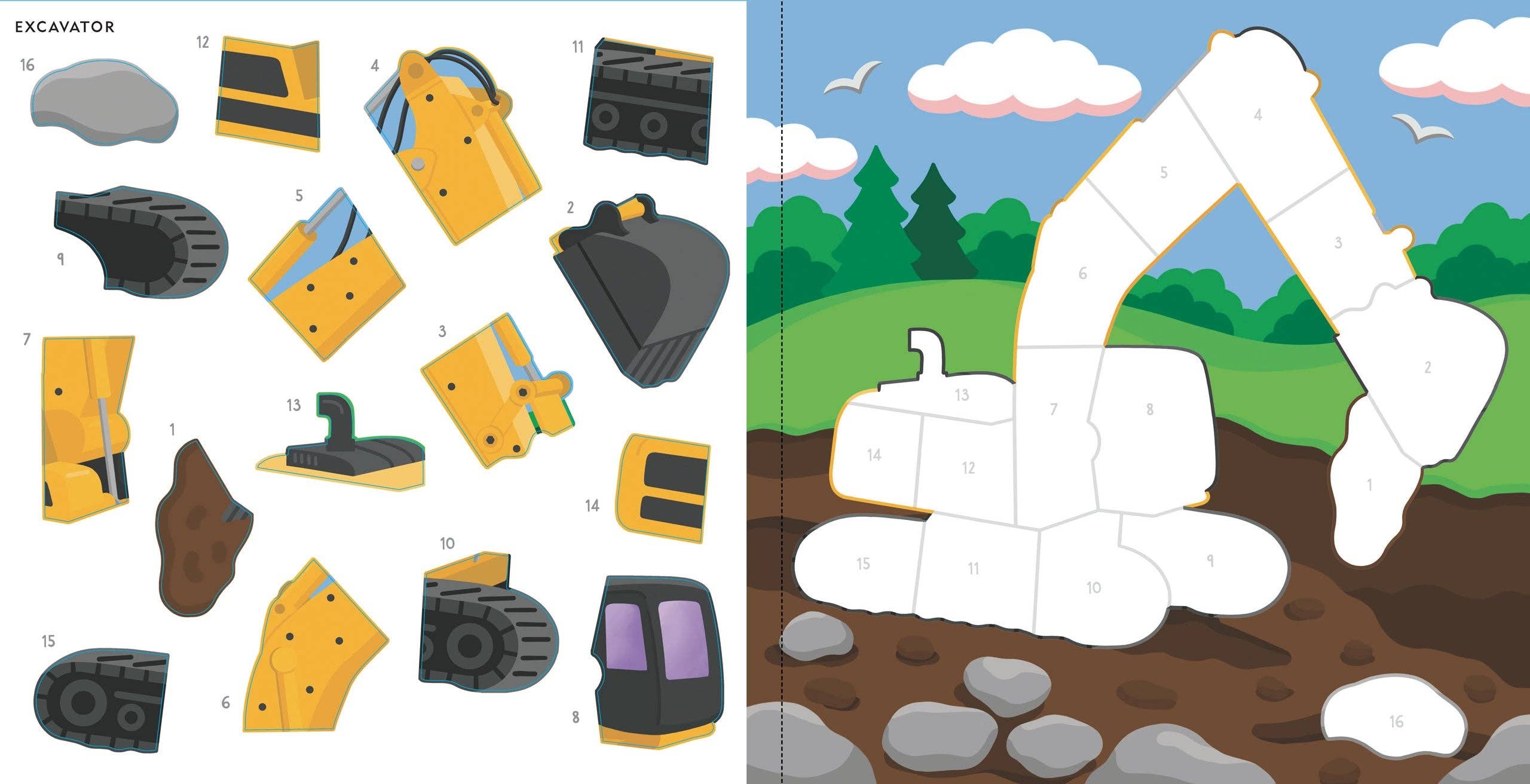 My First Color-By-Sticker Book - Cars, Trucks & Trains