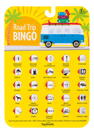 On the Way Games Road Trip Bingo