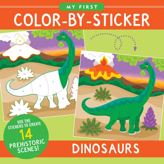 Dinosaurs My First Color by Sticker Book