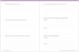 Mom's Story Memory Journal | Guided Keepsake Journal for Moms