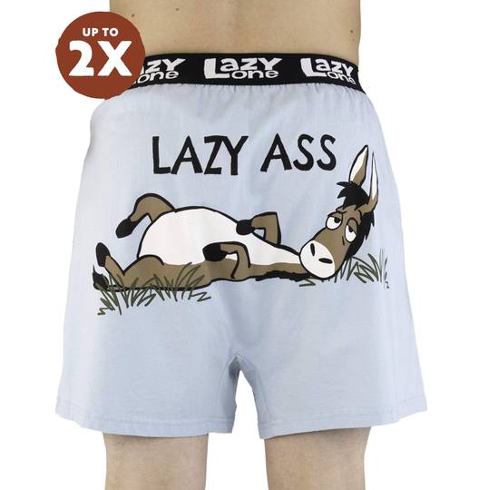 Lazy Ass Men's Funny Boxer