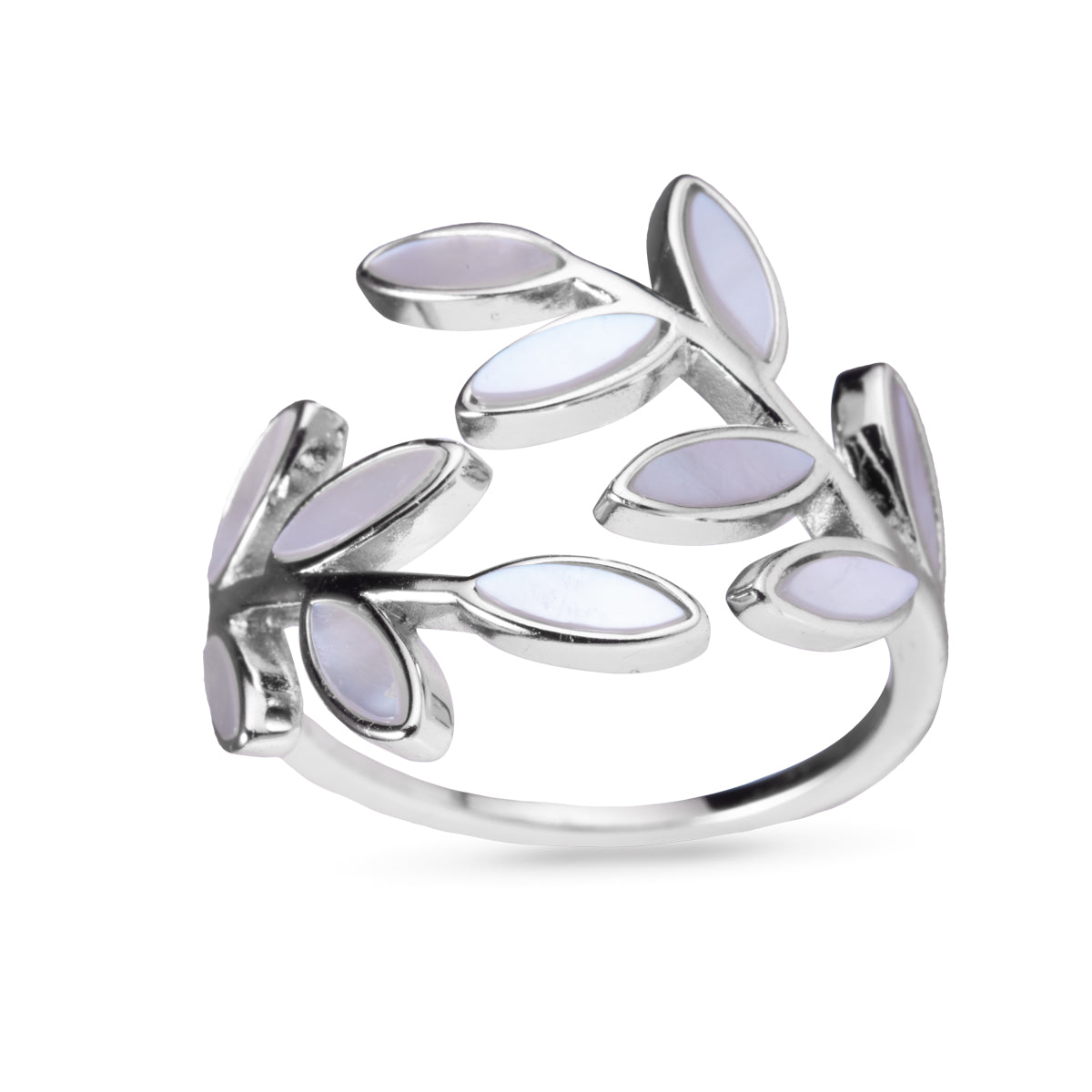 Mother Of Pearl Vine Ring - Size 9