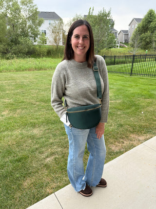 Janae Whipstitch Crossbody Sling Bag