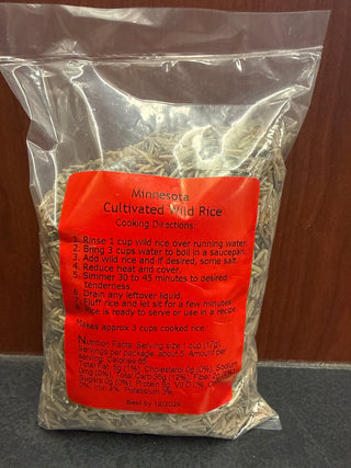 Wood Parched Cultivated Wild Rice 16oz
