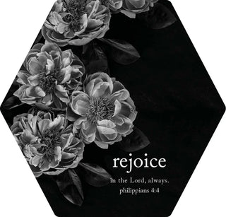 Hexagon Magnet Rejoice