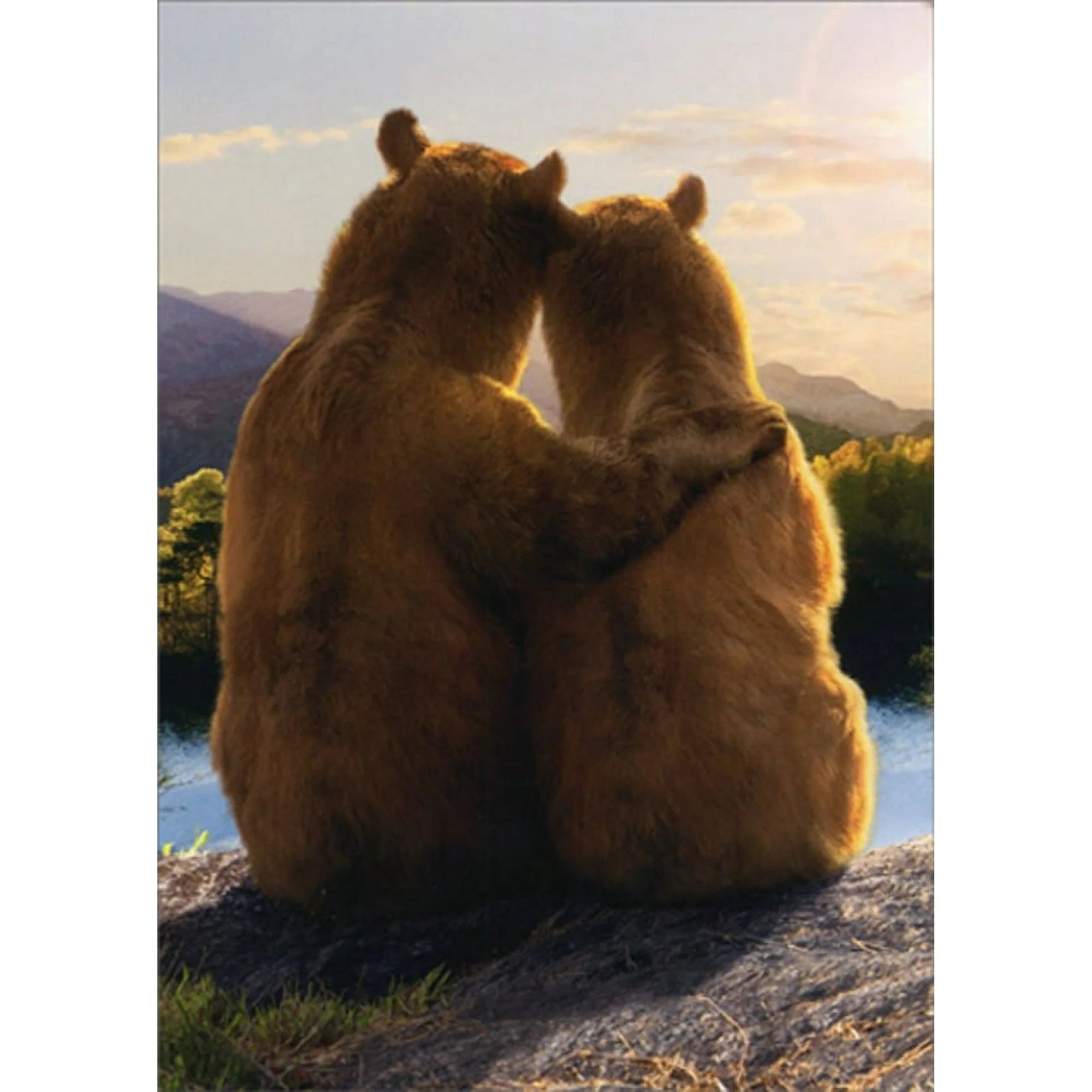 Greeting Card Bear Couple