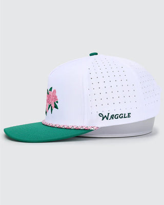 Waggle Azaleas Golf Snapback Hat – Augusta Inspired Floral Golf Cap