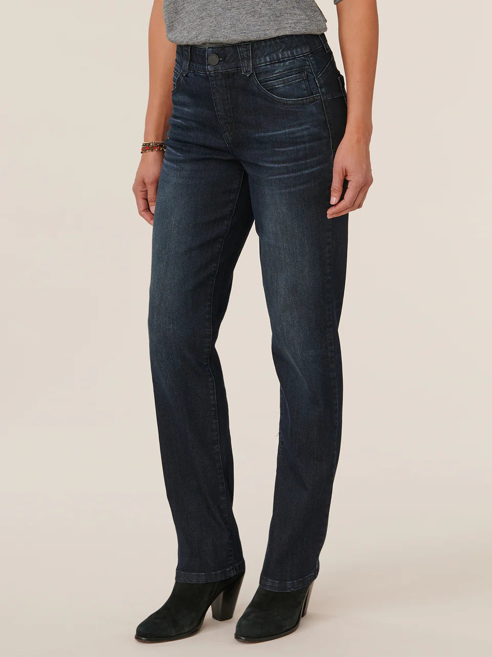 AB Solution Tall Straight Leg Dark Indigo Denim