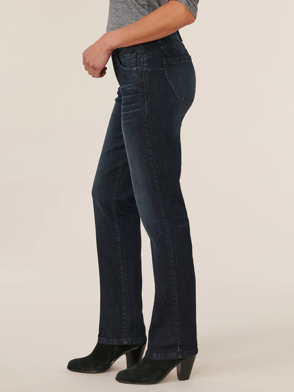 AB Solution Tall Straight Leg Dark Indigo Denim