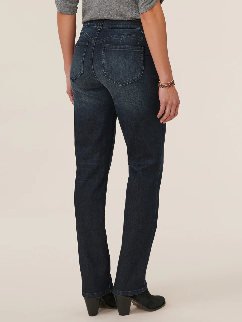 AB Solution Tall Straight Leg Dark Indigo Denim