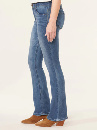 Petite Blue Artisanal Wash Itty Bitty Boot Denim