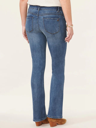 Petite Blue Artisanal Wash Itty Bitty Boot Denim