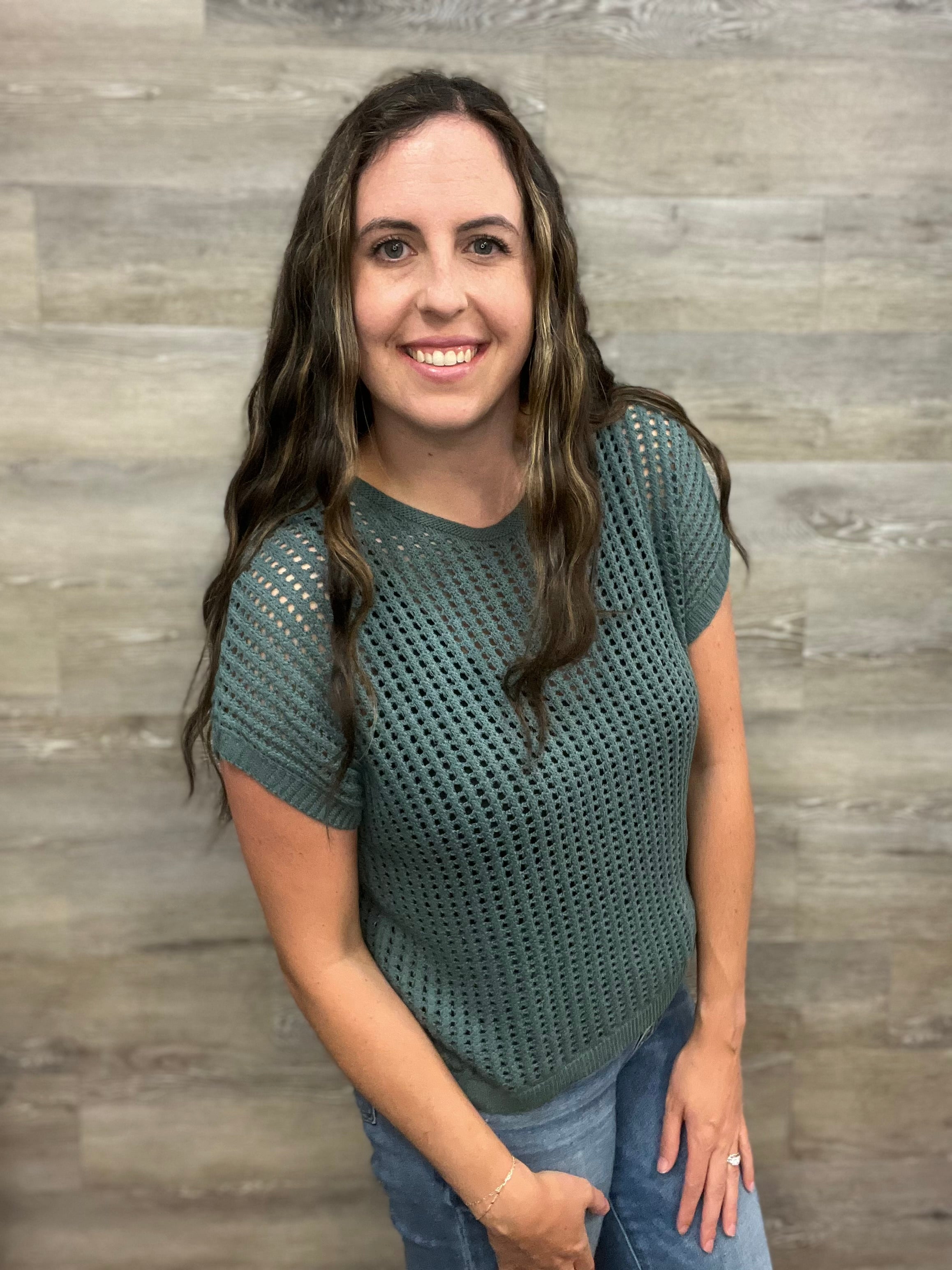 Viscose Crochet Knit Sheer Hollow Sweater FINAL SALE