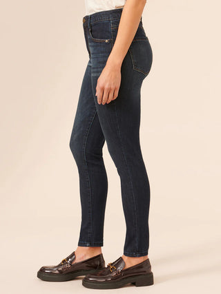 Petite Indigo Wash Ankle Length Slim Fit Jeans