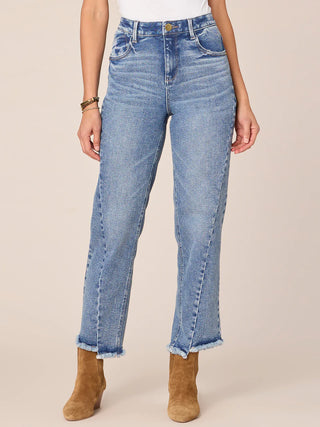 Democracy AB Solution Petite Ankle Length Straight Jeans