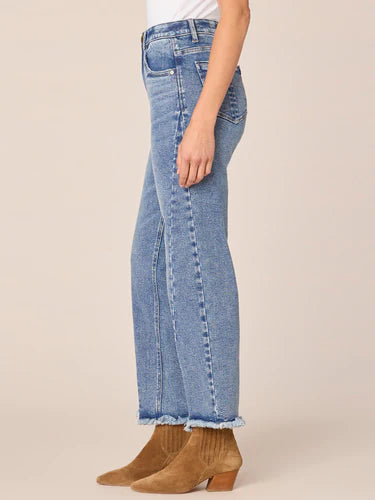 Democracy AB Solution Petite Ankle Length Straight Jeans