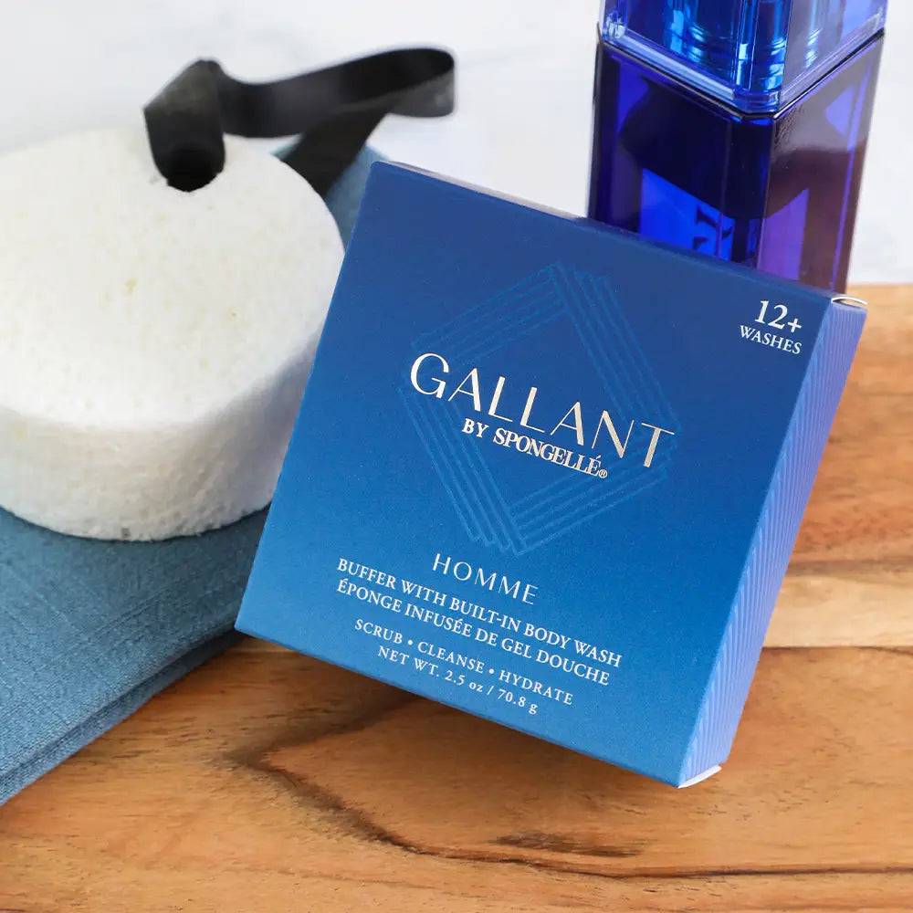 Gallant Body Wash Buffer by Spongelle for Men