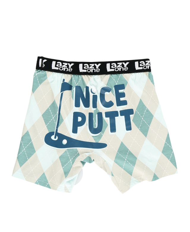 Nice Putt Men's Funny Boxer