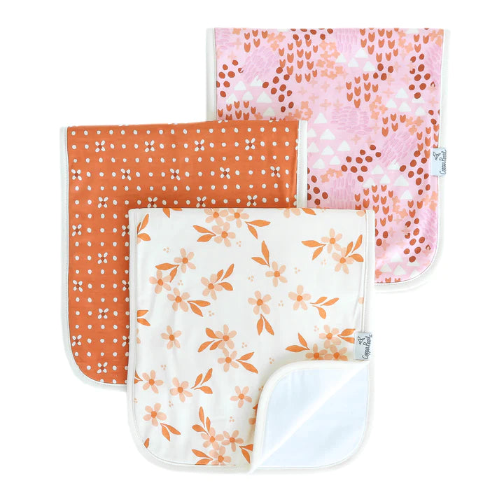 Rue Copper Pearl Premium Burp Cloths