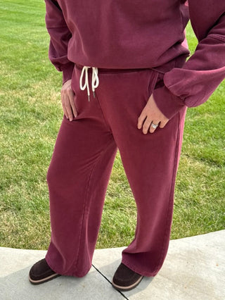Ashford Pant | Women's Wide Leg Elastic Waist Sweatpants
