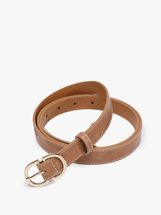 Contrast-Stitch Belt