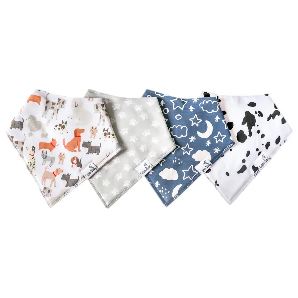 Rufus Copper Pearl Baby Bandana Bibs