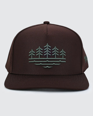 Waggle Men's Back Pine Snapback Hat