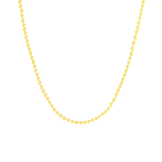 Gold Add A Charm Beaded Chain Necklace