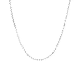 Silver Add A Charm Beaded Chain Necklace
