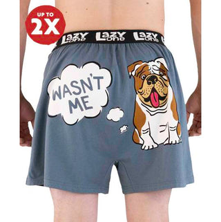 Wasn't Me Bull Dog Men's Funny Boxer
