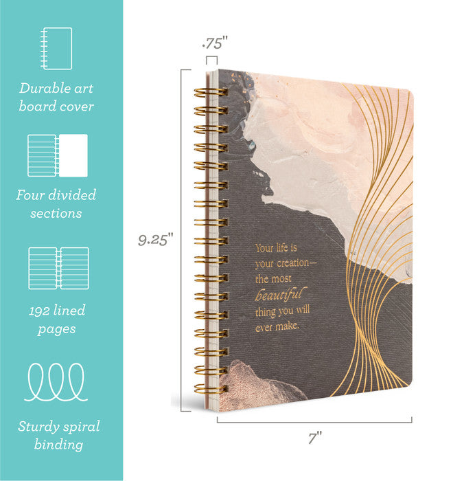 Spiral Notebook - Your Life Is Your Creation