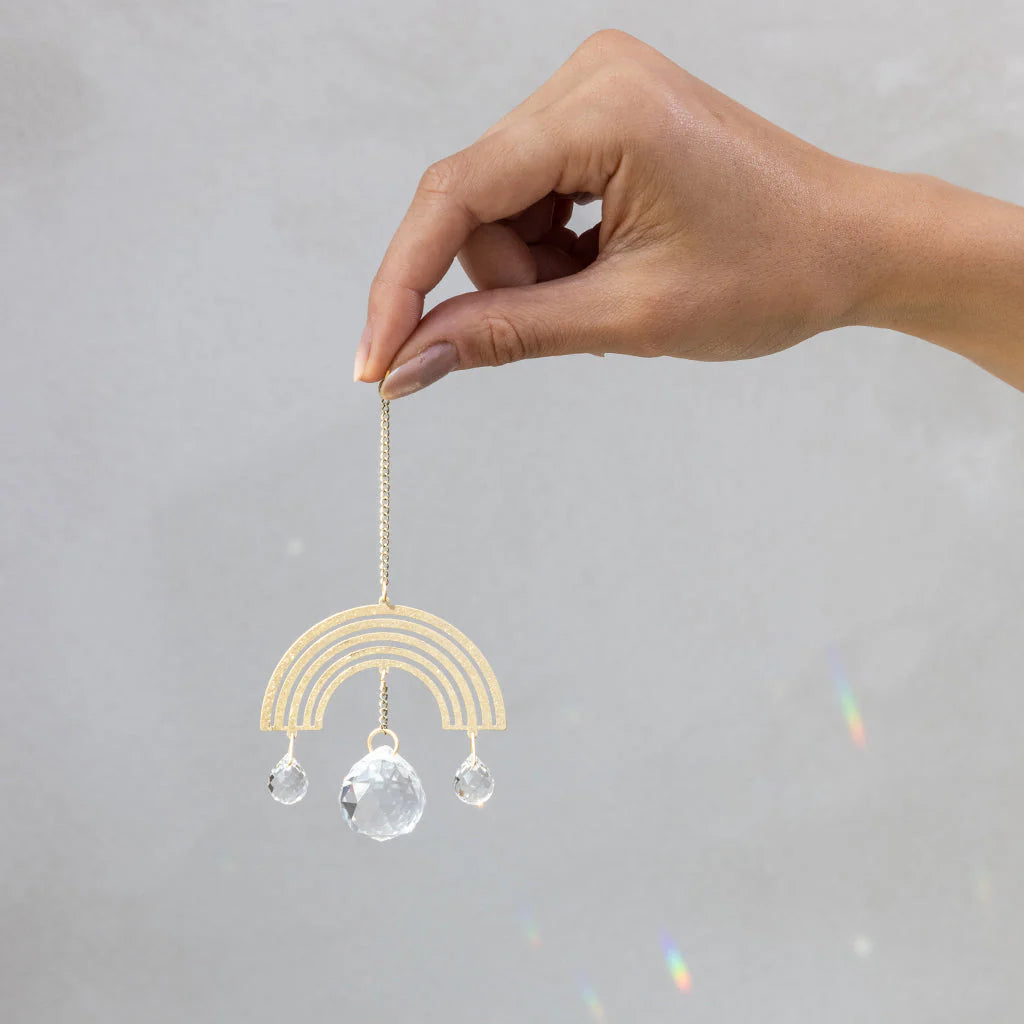 Scout Mini Suncatcher Rainbow Joy Crystal Car & Window Charm