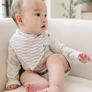Gage Copper Pearl Bandana Bibs