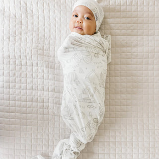 Gage Copper Pearl Swaddle Blanket