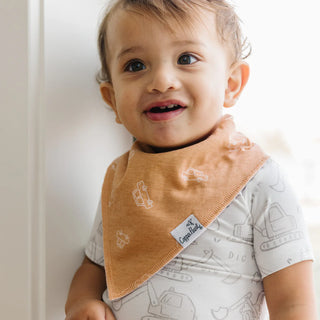 Gage Copper Pearl Bandana Bibs