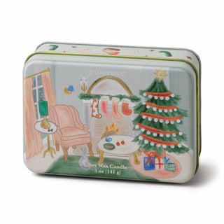 Paddywax Persimmon & Chestnut Holiday Tin Candle