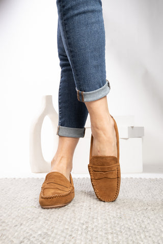 Corkys Penny For Your Thoughts Moccasins - Camel