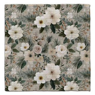 Winter Flowers Eco-Friendly Washcloth