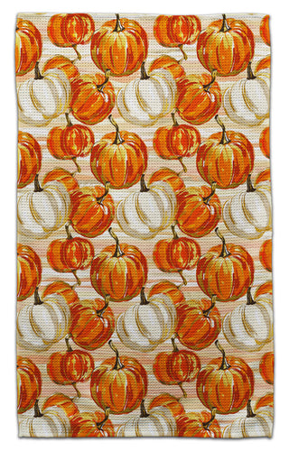Pumpkins Illustrated Eco-Friendly Kitchen Towel