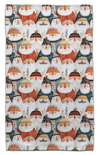 Nordic Gnome Faces Eco-Friendly Towel